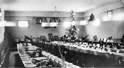Edith Hancox atLabor Church on Christmas 1919