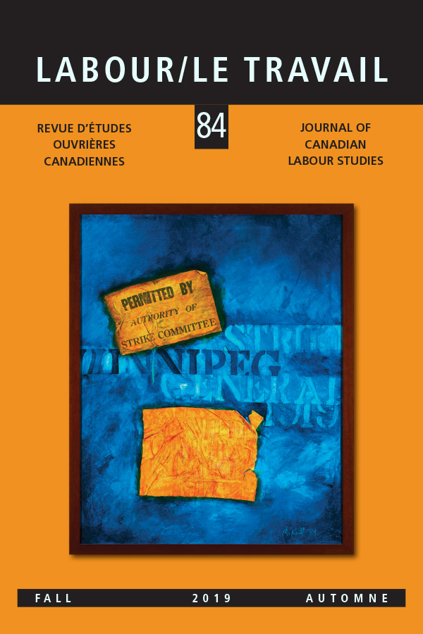 cover of Labour/Le Travail, Volume 84